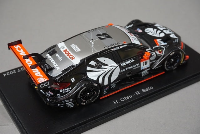 1:43 SPARK SGT154 Honda ARTA Mugen Civic Type R-GT GT500 Super GT 2024 #16 model car