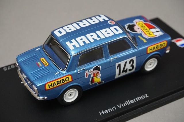 1:43 SPARK SF204 Simca Rally II Hill Climb San Antonino 1975 #143 model car