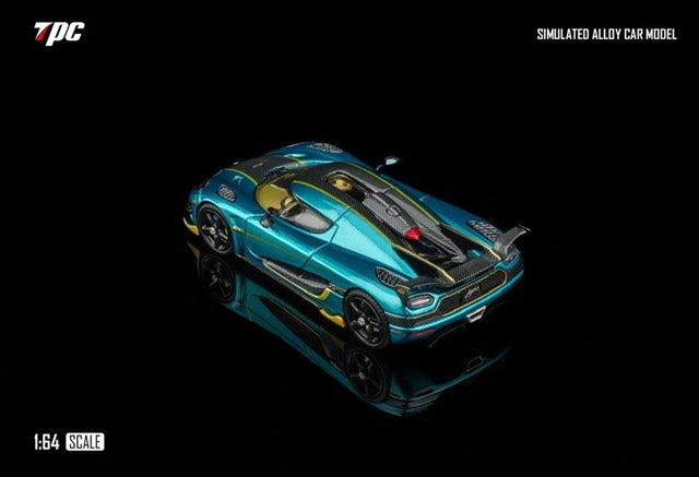 [ Pre-order ] TPC 1:64 Koenigsegg Agera RS Peacock Blue