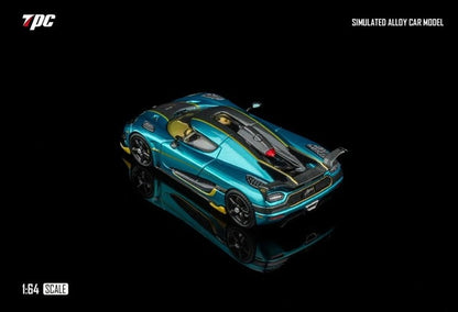 [ Pre-order ] TPC 1:64 Koenigsegg Agera RS Peacock Blue