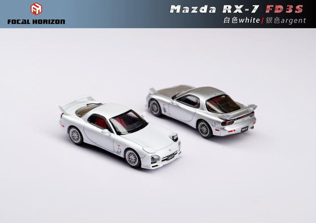 [ Pre-order ] Focal Horizon FH 1:64 Mazda RX-7 FD3S A Spec Argent (Silver)