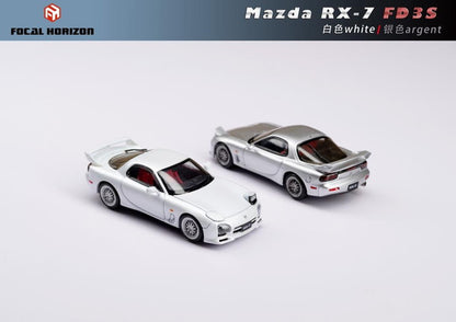 [ Pre-order ] Focal Horizon FH 1:64 Mazda RX-7 FD3S A Spec Argent (Silver)