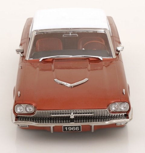 [ Pre-order ] KKDC181384 KK scale 1:18 Ford Thunderbird Landau Coupe 1966 Copper Metallic/White