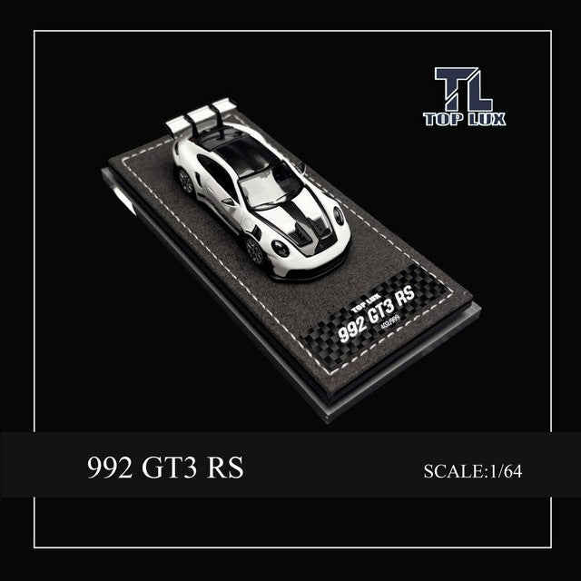 [ Pre-order ] TOP LUX 1:64 Porsche 992GT3RS White
