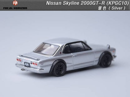 [ Pre-order ] Focal Horizon FH 1:64 Nissan Skyline Hakosuka Skyline GTR GT-R 2000GT-R KPGC10 Silver