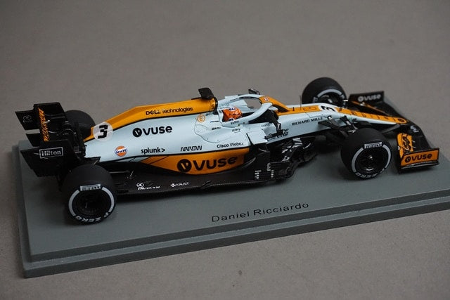 1:43 Spark S7678 McLaren MCL35M Monaco GP 2021 #3 D. Ricciardo VUSE Spec model car
