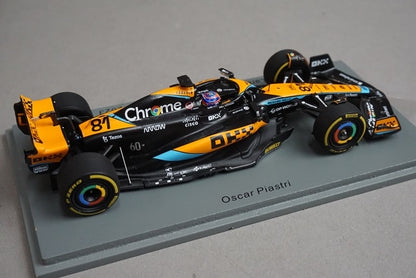1:43 Spark S8574 McLaren MCL60 Australian GP 8th 2023 #81 model car
