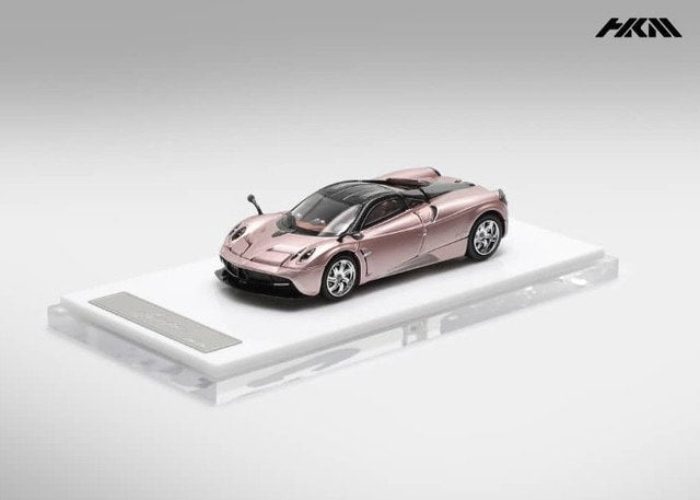 [ Pre-order ] HKM Premium - Elite Series 1:64 Pagani Huayra Coupe 2014 with Removable Engine Hood and Openable Gullwing Doors, Rose Gold