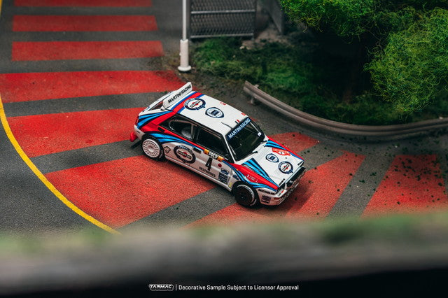 T64-049-92MCR04 Tarmac Works 1:64 Lancia Delta HF Integrale Monte Carlo Rally 1992 Winner