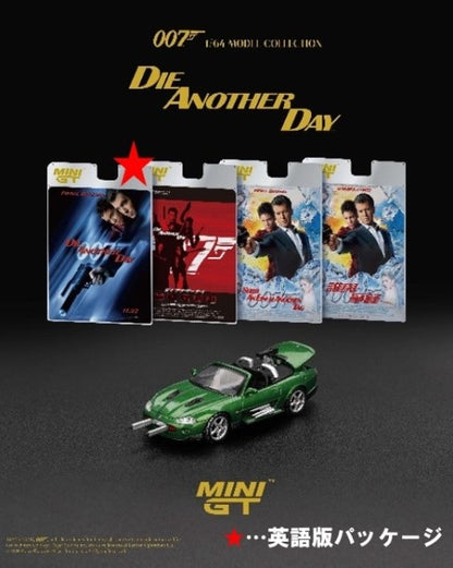 [ Pre-order ] MGT00908-007E TSM MINI-GT 1:64 Jaguar XKR "Die Another Day" *English version packaging