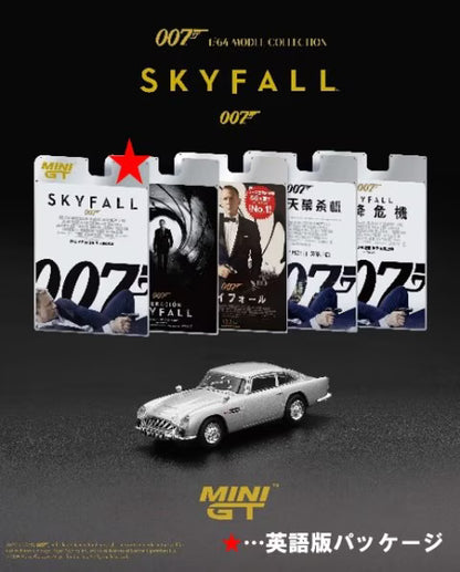 MGT00913-007E TSM MINI-GT 1:64 Aston Martin DB5 "Skyfall" English-language packaging