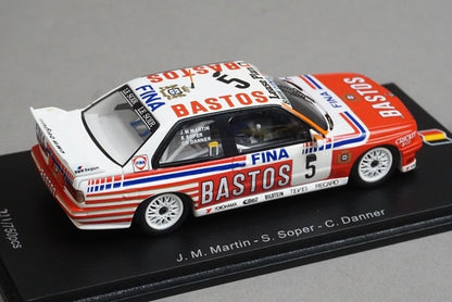 1:43 Spark SB069 BMW E30 M3 SPA 24H 1992 #5 J.M. Martin - S. Soper C. Danner Bastos model car