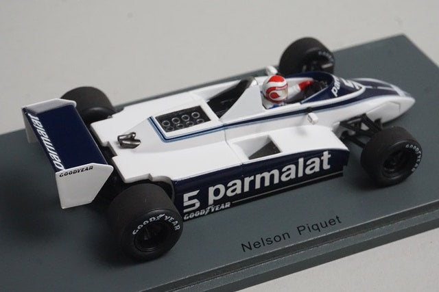 1:43 Spark S4790 Brabham BT49 Winner Long Beach GP 1980 #5 N. Piquet model car