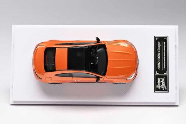 Howie Model HM 1:64 Mercedes-AMG C63 S AMG Coupe W205 Sunset Orange model car