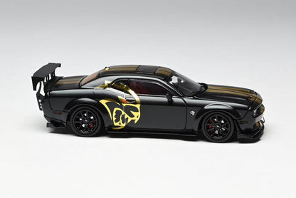 [ Pre-order ] Stance Hunters SH 1:64 Dodge Challenger SRT Hellcat Midnight Matt Black