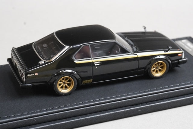 1:43 ignition model IG0122 Nissan Skyline 2000 Turbo GT-ES C211 Black model car