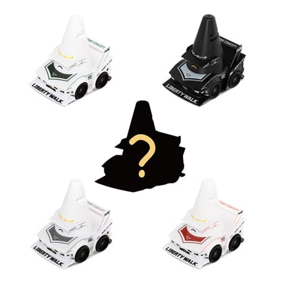 MC252-32 LB × TBC LB-SUPER SILHOUETTE R32 SKYLINE Traffic Cones Pull Back Car model car