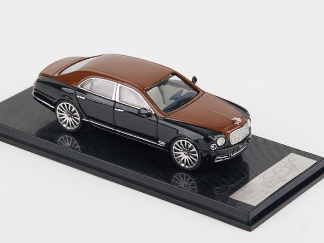 [ Pre-order ] SC Models 1:64 Bentley Mulsanne Sport Black Coffee Top