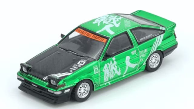 IN64-AE86-KT INNO MODELS 1:64 Toyota Sprinter Trueno AE86 "Keiichi Tsuchiya"