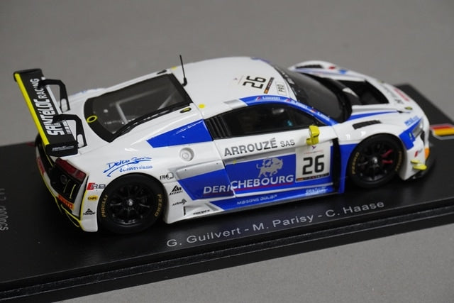 1:43 SPARK SB127 Audi R8 LMS Sainteloc Racing SPA 24H 7th 2016 #26 model car
