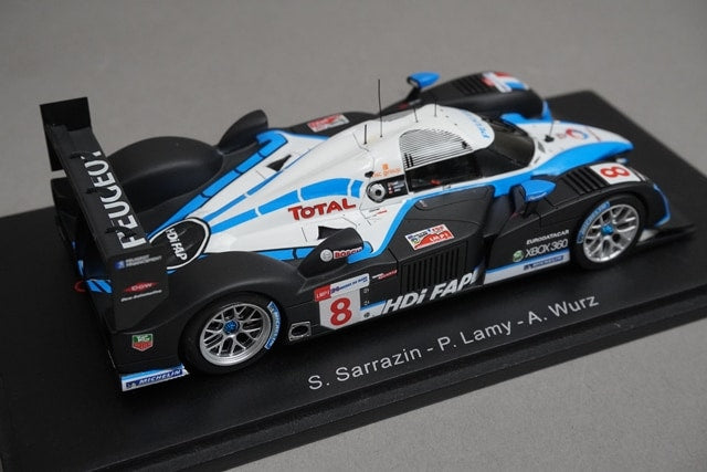 1:43 SPARK S1280 Peugeot 908 HDI FAP Team Peugeot Total Le Mans 5th place 2008 #8 model car