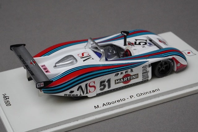 1:43 SPARK SJ021 Lancia LC1 Fuji 6H Pole Position 1982 #51 Martini model car