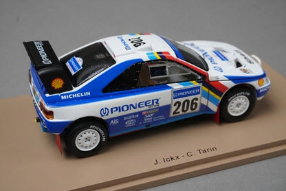 1:43 SPARK S5617 Peugeot 405 T16 Gran Raid Paris-Dakar 1989 #206 model car