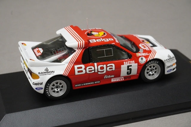 1:43 ixo RAC066 Ford RS200 #5 Ypres Rally 1986 R.Droogmans R.Joosten model car