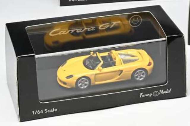 [ Pre-order ] Funny Model 1:64 Porsche Carrera GT Fayence Yellow
