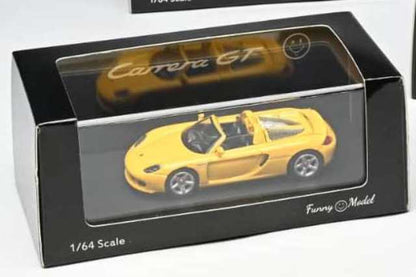 [ Pre-order ] Funny Model 1:64 Porsche Carrera GT Fayence Yellow