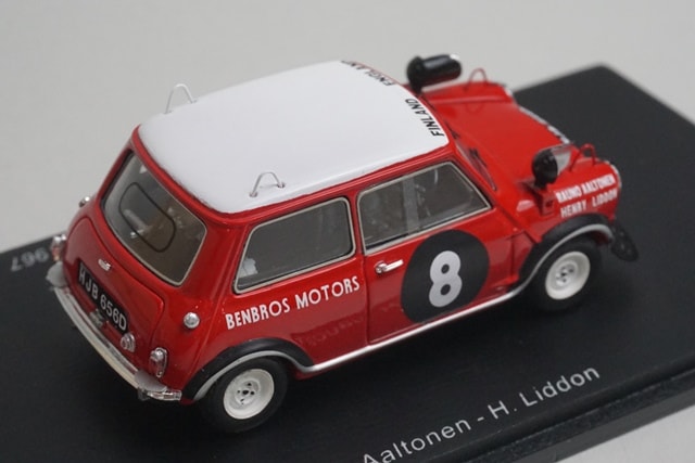 1:43 Spark S2660 Mini Cooper East African Safari 1967 #8 model car