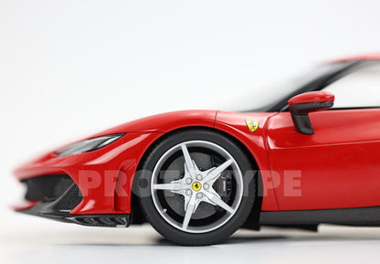 [ Pre-order ] P18269B BBR 1:18 Ferrari 296 Speciale Rosso Corsa (with clear case)
