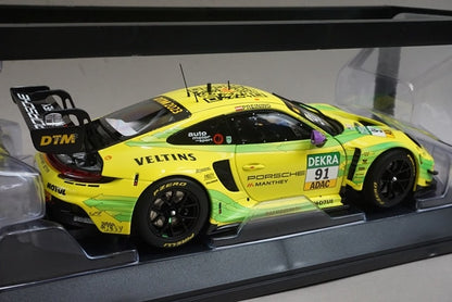 1:18 MINICHAMPS MG-M-911-DTM-#91-23-1801 Porsche 911 GT3R Manthey EMA DTM Hockenheimring 2023 #91 T. Preinink