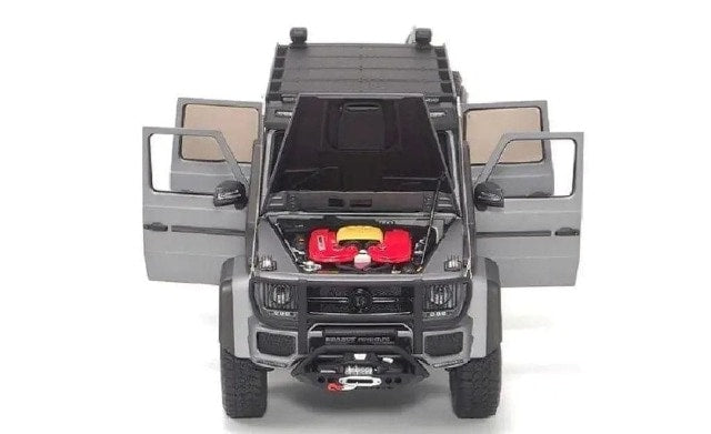 860307 Almost Real Model 1:18 Brabus 550 Adventure Mercedes-Benz G 500 2017 Monza Gray Magno model car