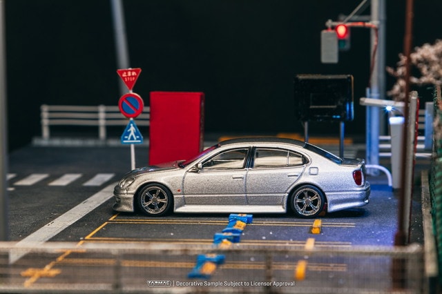 T64G-081-SL Tarmac Works 1:64 Toyota VERTEX Toyota Aristo JZS161 Silver