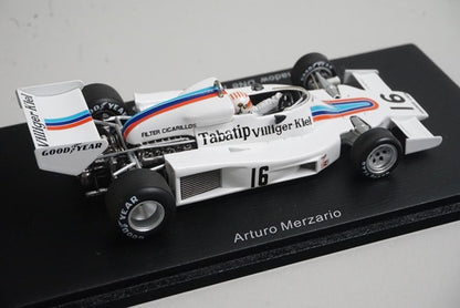 1:43 SPARK S3830 Shadow DN8 Austrian GP 1977 #16 A. Merzario model car
