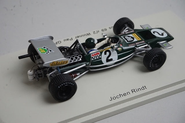 1:43 SPARK S2145 Lotus 69 Pau GP Winner 1970 #2 J. Rindt model car