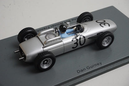 1:43 SPARK S7515 Porsche 804 French GP Winner 1962 #30 D. Gurney model car