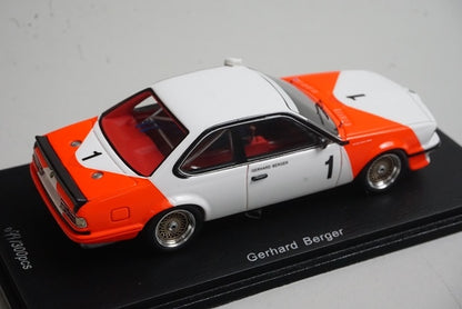 1:43 SPARK SA055 BMW 635 CSi Macau Guia Race 2nd place 1985 #1 G. Berger model car