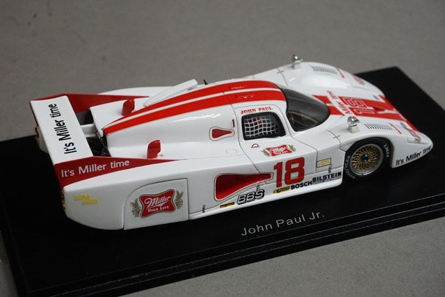 1:43 SPARK S8603 Lola T600 Laguna Seca 100 Mile IMSA Winner 1982 #18 J. Paul Jr. model car