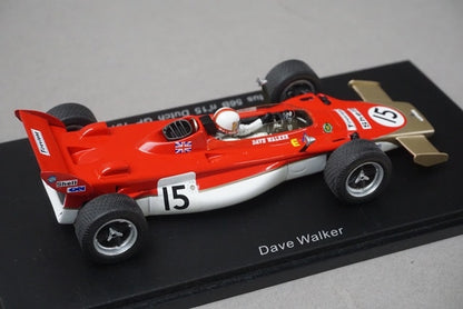 1:43 SPARK S1764 Team Lotus 56B Dutch GP 1971 #15 D. Walker model car