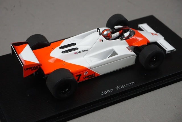 1:43 Spark S4300 McLaren MP4-1 British GP Winner 1981 #7 J. Watson