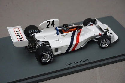 1:43 SPARK S2241 Hesketh 308 Swedish GP 3rd 1974 #24 J.Hunt model car