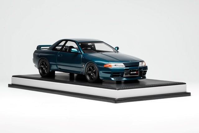 MH027MG MOTORHELIX 1:18 Nissan Skyline GT-R (R32) Customized Version Midnight Green model car