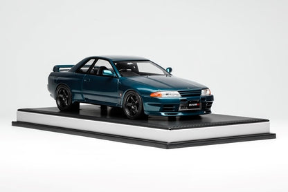 MH027MG MOTORHELIX 1:18 Nissan Skyline GT-R (R32) Customized Version Midnight Green model car