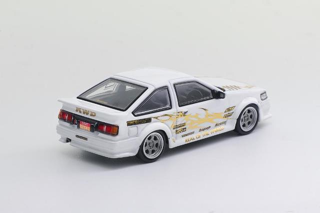 [ Pre-order ] DCT 1:64 RWB AW86 White with Chrome Gold TMCS Singapore Limited Edition