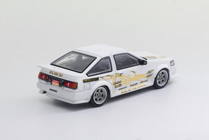 [ Pre-order ] DCT 1:64 RWB AW86 White with Chrome Gold TMCS Singapore Limited Edition