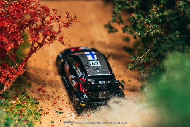 [ Pre-order ] T64-085-24RL69 Tarmac Works 1:64 Toyota GR YARIS Rally1 HYBRID Rally Latvia 2024 Winner Kalle Rovanpera / Jonne Halttunen