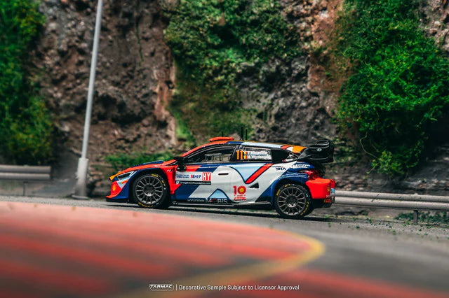 T64-089-24CR11 Tarmac Works 1:64 Hyundai i20 N Rally1 Hybrid Croatia Rally 2024 Thierry Neuville / Martijn Wydaeghe