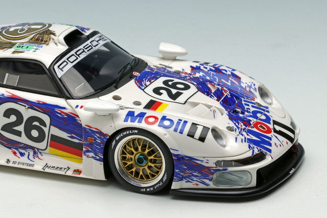 [ Pre-order ] EM328B Make Up EIDOLON 1:43 Porsche 911 GT1 Le Mans 24 Hours 1996 #26 3rd Place